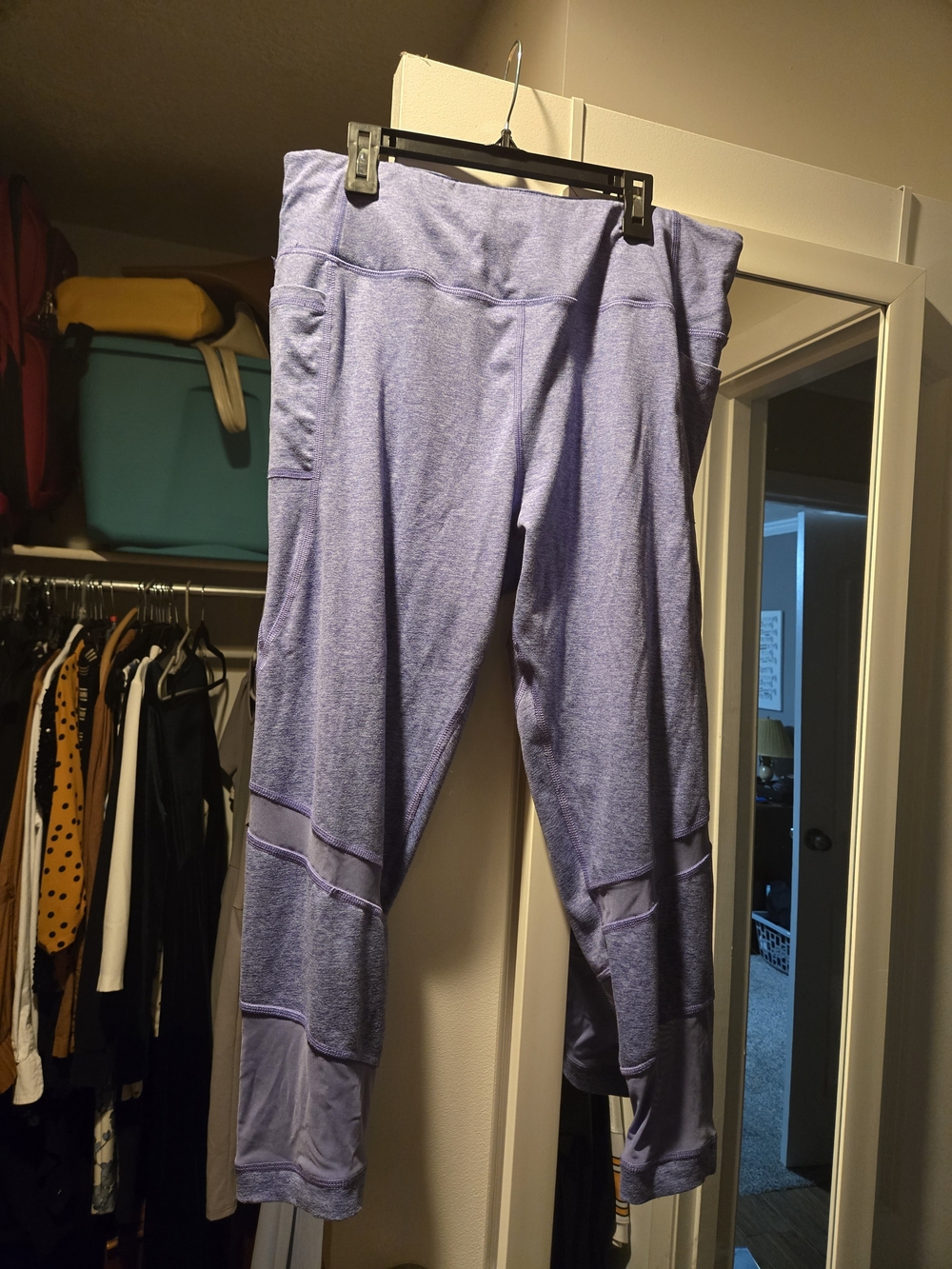 Avia Purple Athletic Leggings XL Women